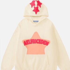 Aelfric Eden Cream and Red Star Hoodie